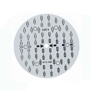 Aluminum substrate of led energy-saving lamp