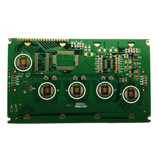 Binding board of double-sided LCD module